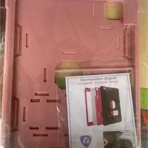 Pink Silicone PC Bumper Cover